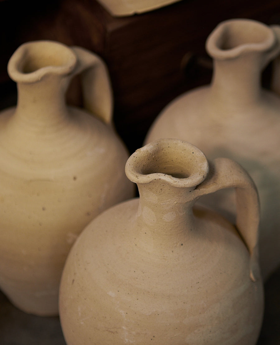 Deadstock Pinch Neck Vase from Turkey made of Ceramic