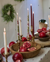 Pomegranate Taper Candle