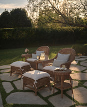 Reader Rattan Armchair - Shell