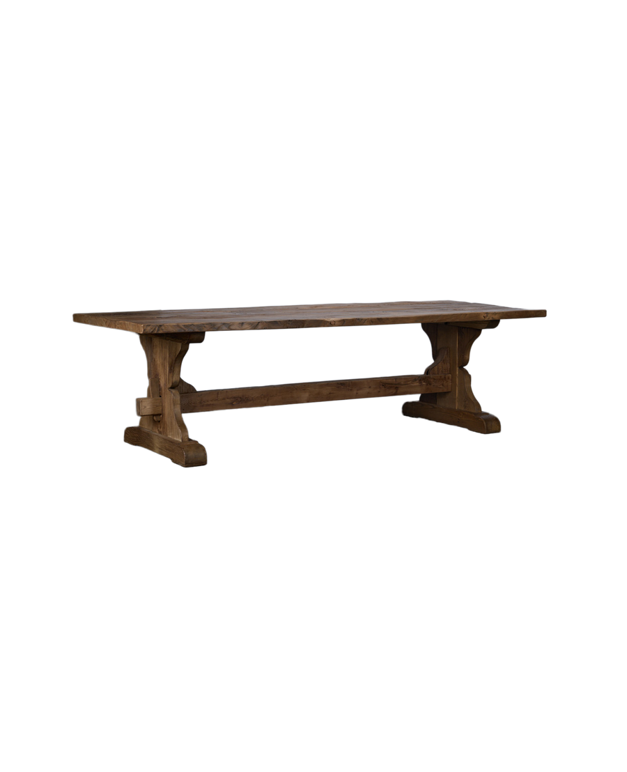 Chestnut Dining Table - Trestle