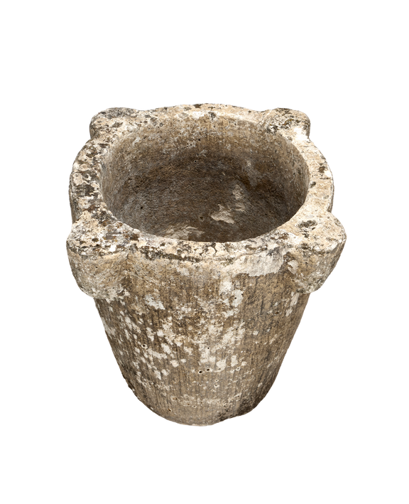 Stone Mortar Planter