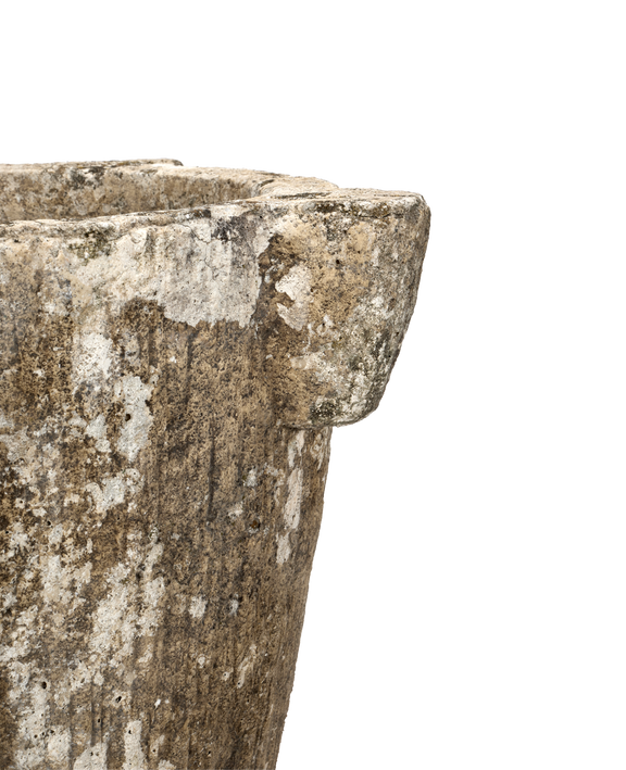 Stone Mortar Planter