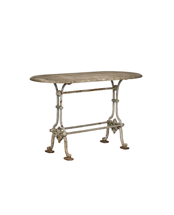 Marble Bistro Table - Oval