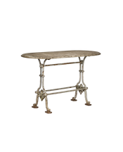 Marble Bistro Table - Oval