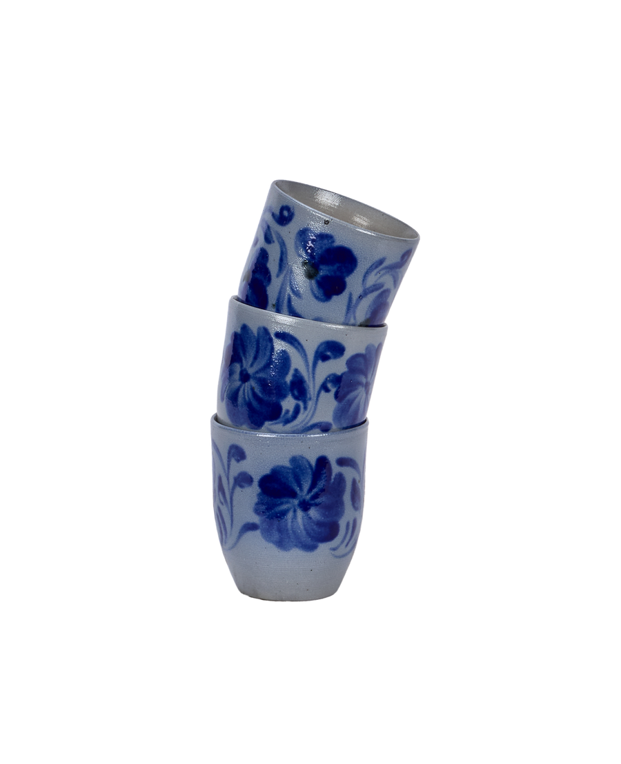 Coffee Cup - Blue Alsace Glaze