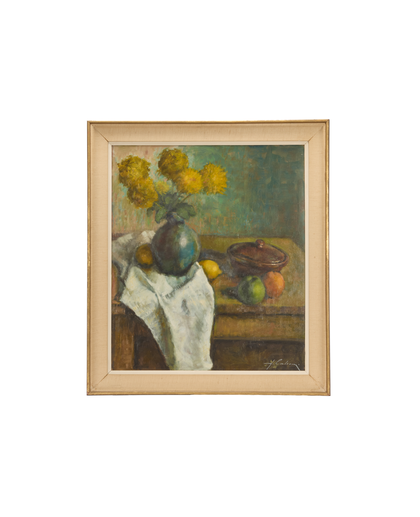 Still Life Painting - Golden Bloom