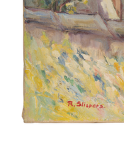 Landscape Painting - Devotion in Ochre