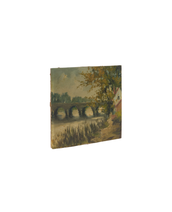 Landscape Painting - Bridge Over Water