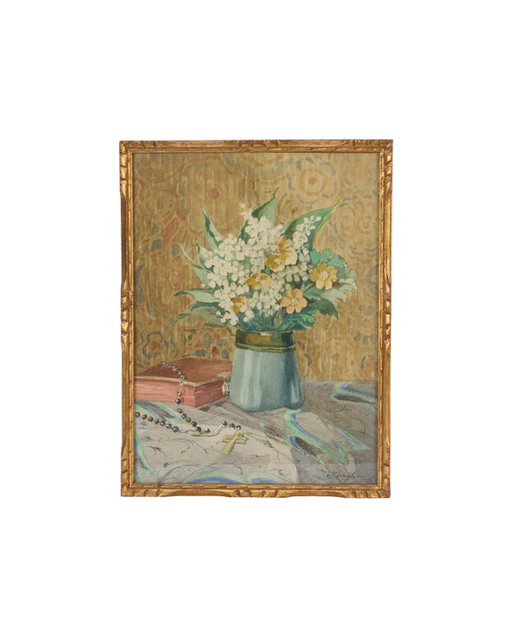 Flower Painting - The Rosary