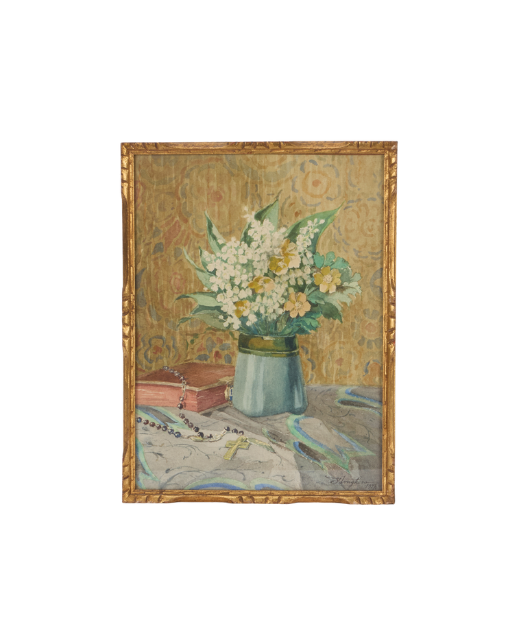 Flower Painting - The Rosary