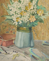 Flower Painting - The Rosary