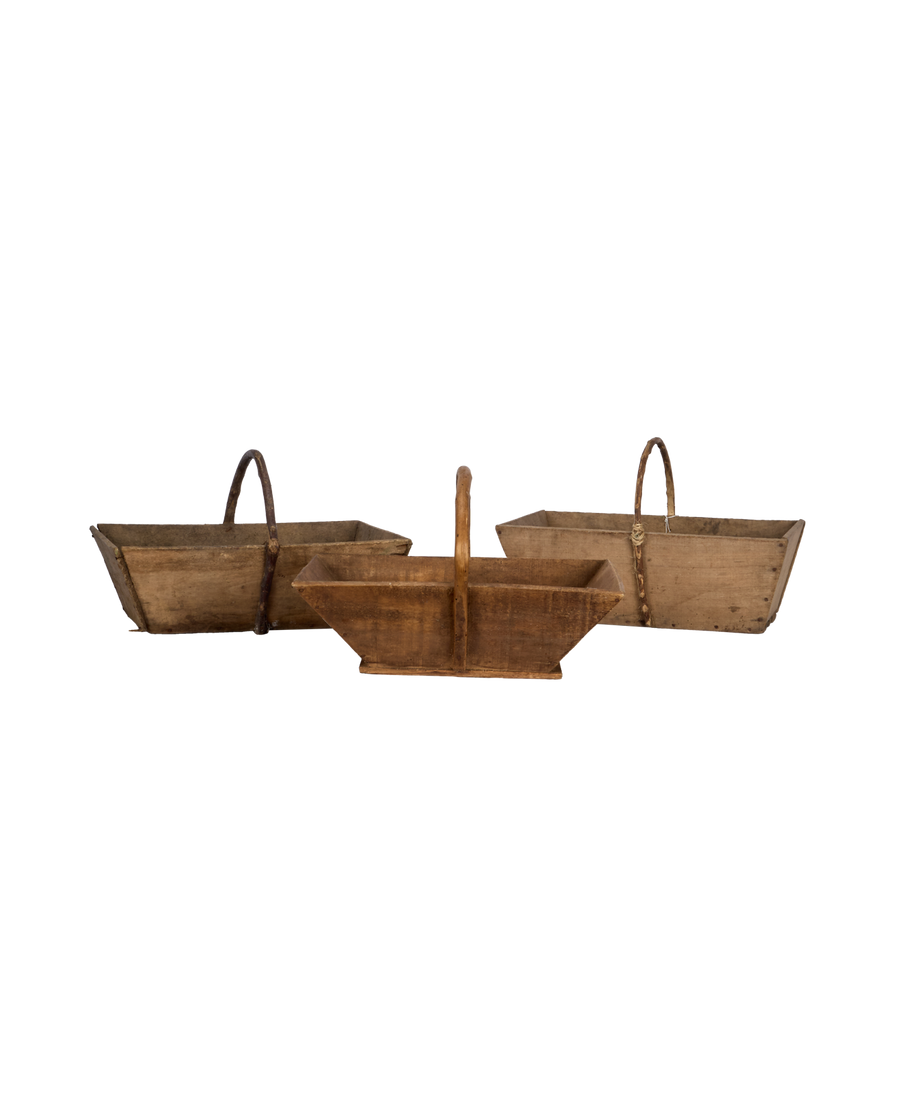 Wooden Harvest Basket