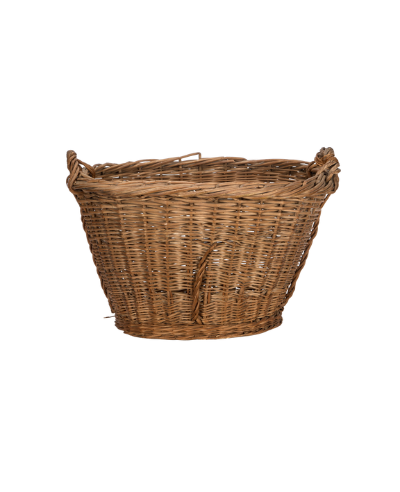 French Laundry Basket - Round