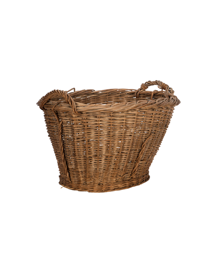 French Laundry Basket - Round