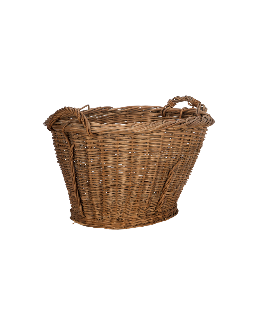 French Laundry Basket - Round
