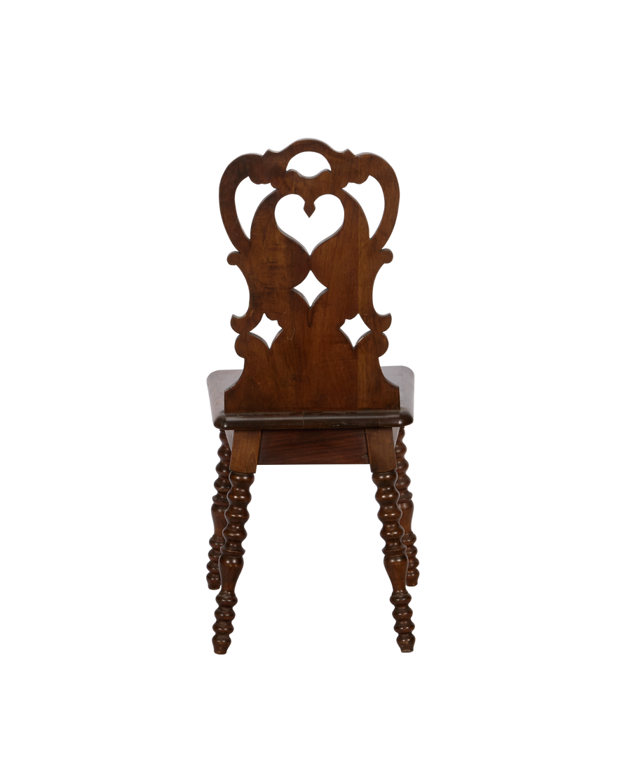 Vintage Ornamental Chair from France made of Wood