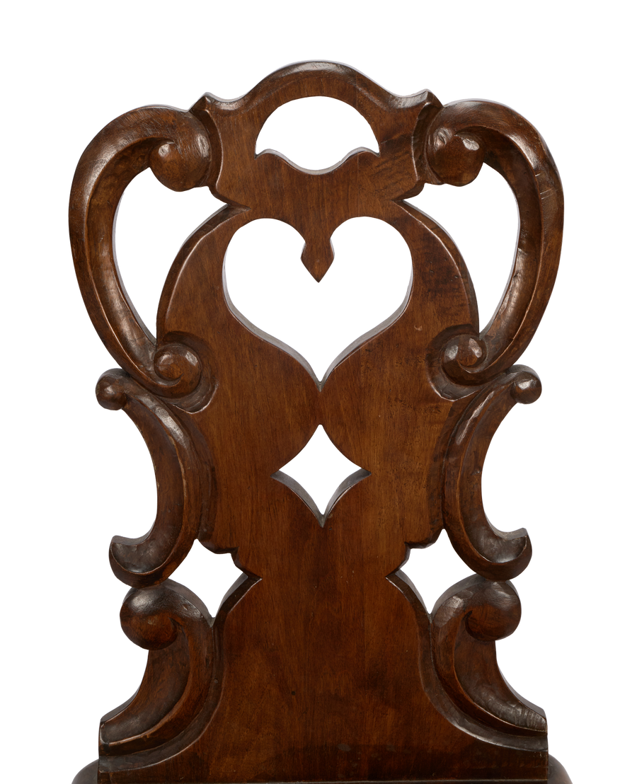 Vintage Ornamental Chair from France made of Wood