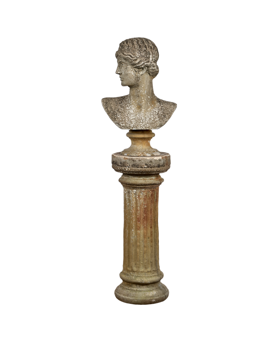 Lady Statue on Column