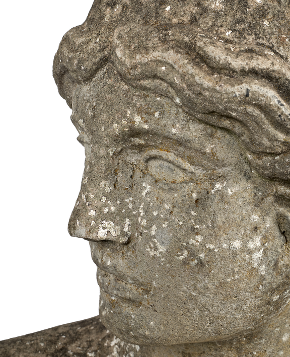 Lady Statue on Column