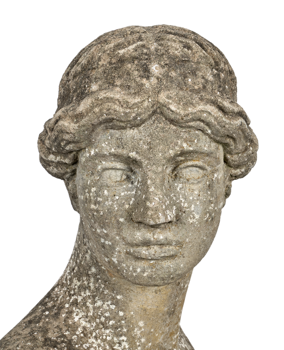 Lady Statue on Column