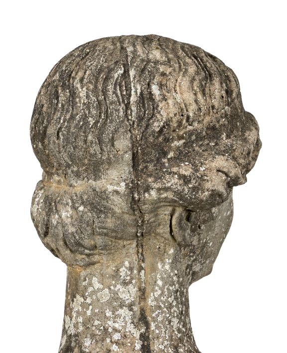 Lady Statue on Column