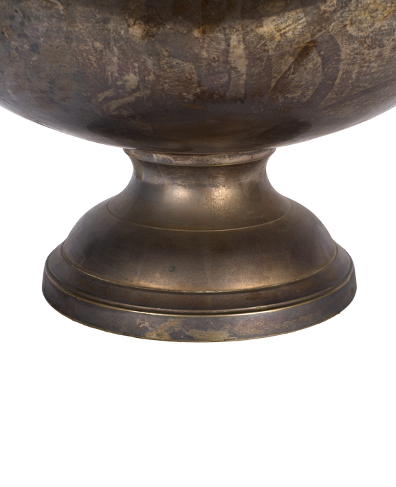 Engraved Pommerol Brass Champagne Bucket