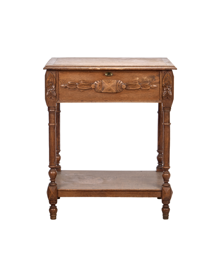 Carved Side Table