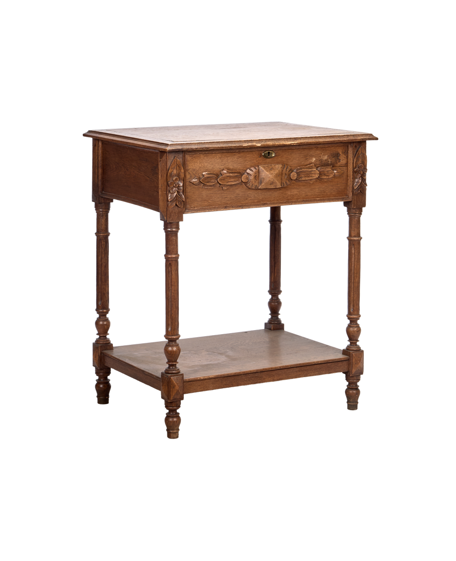 Carved Side Table