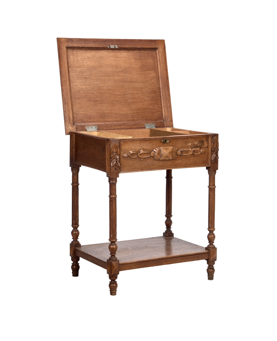 Carved Side Table