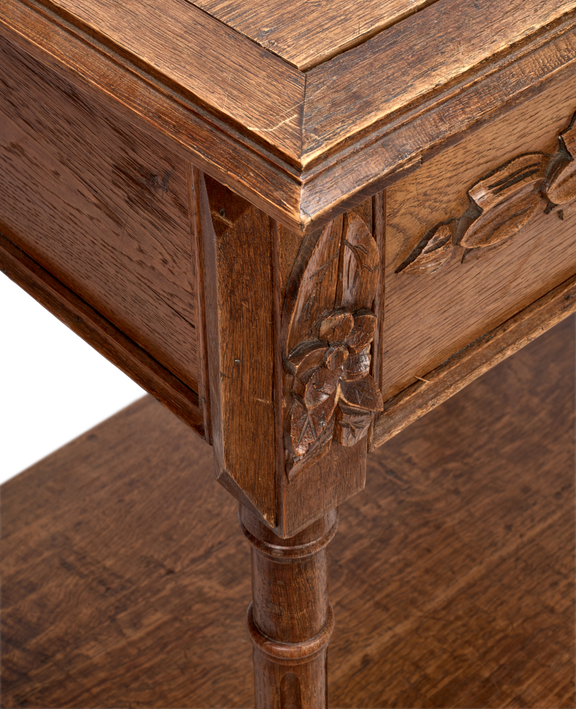 Carved Side Table