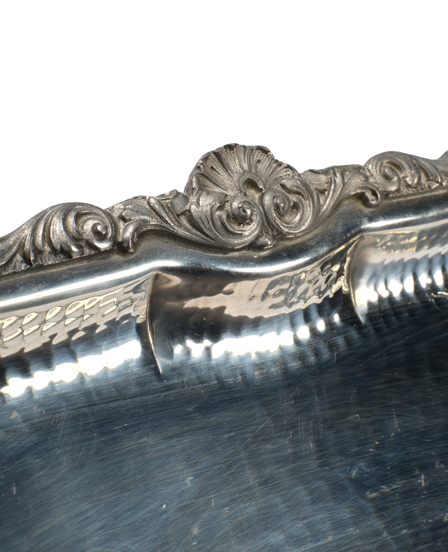 Vintage Silver Tray from France made of Metal