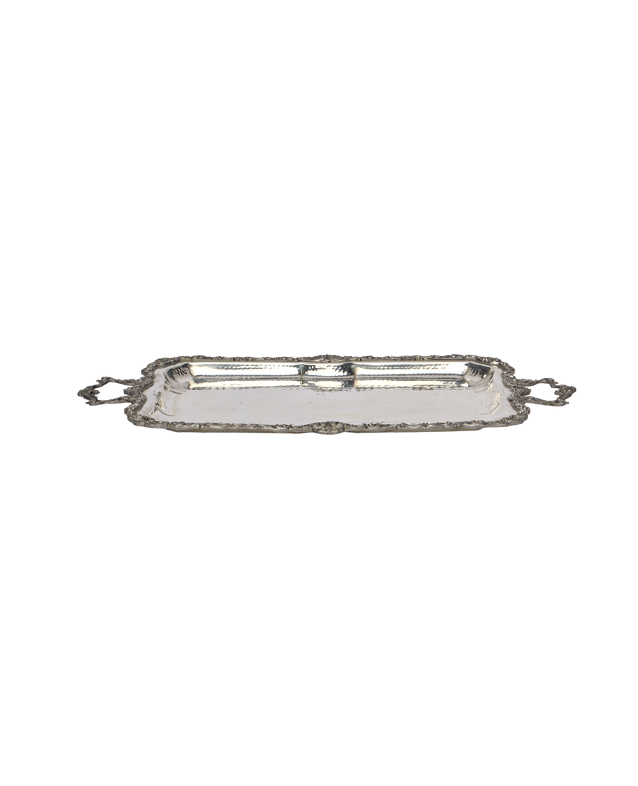 Vintage Silver Tray from France made of Metal