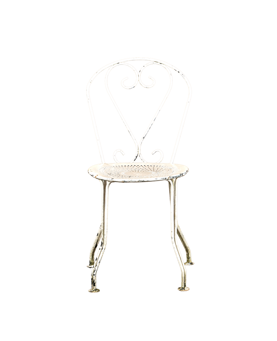 Heart Garden Chair - White