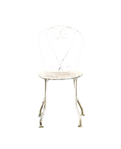 Heart Garden Chair - White
