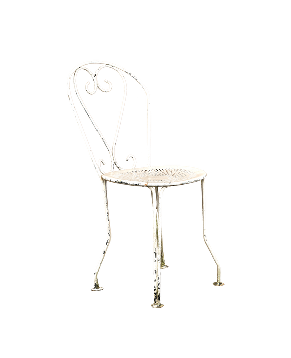 Heart Garden Chair - White