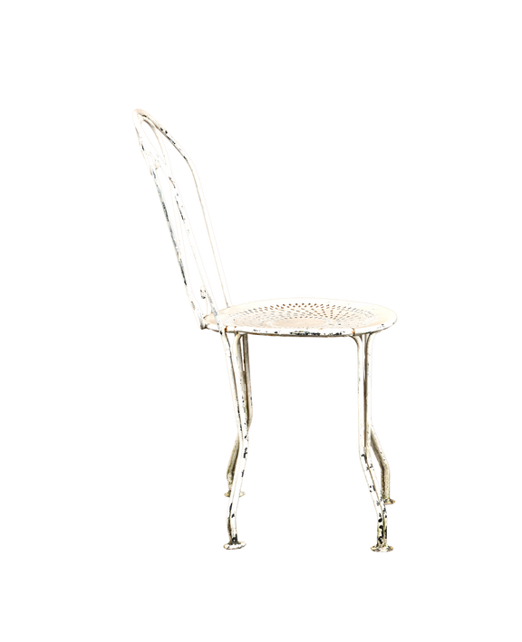 Heart Garden Chair - White
