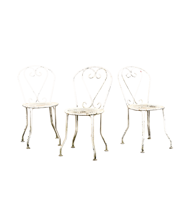 Heart Garden Chair - White