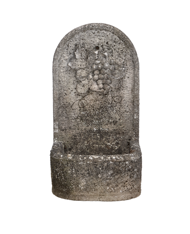 Antique Grape Fountain from France made of Stone
