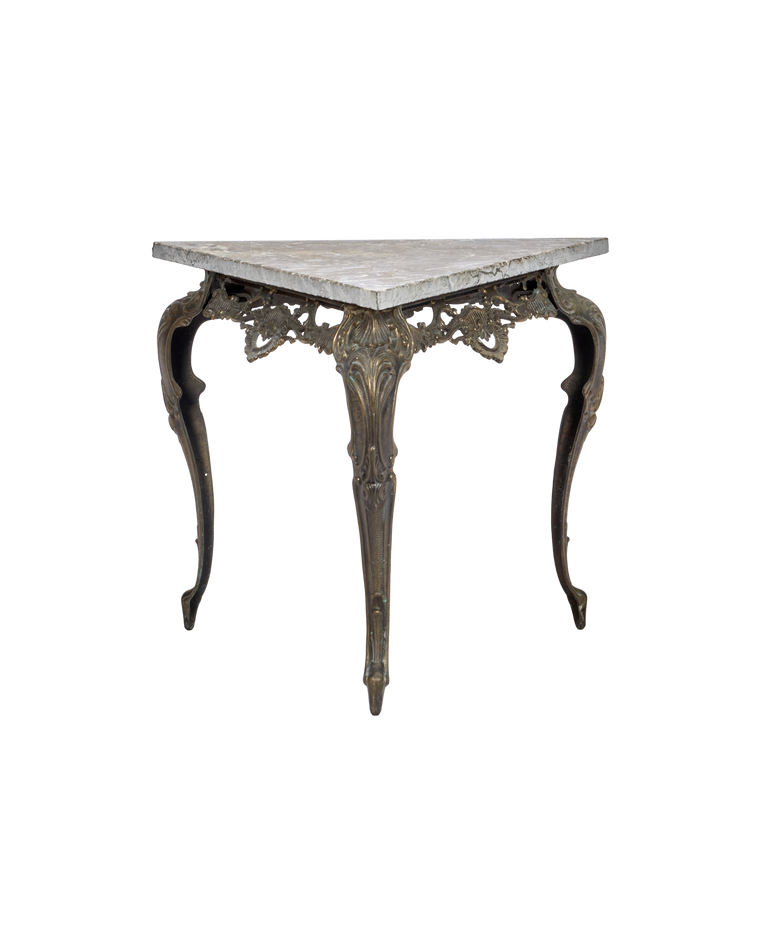 Triangle Marble Display Table