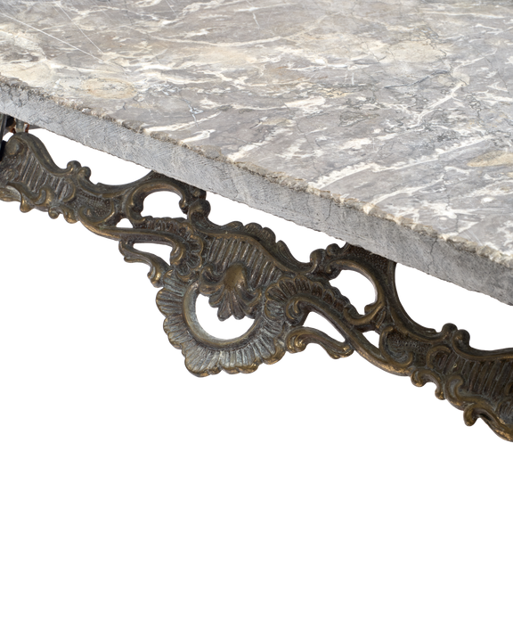 Triangle Marble Display Table