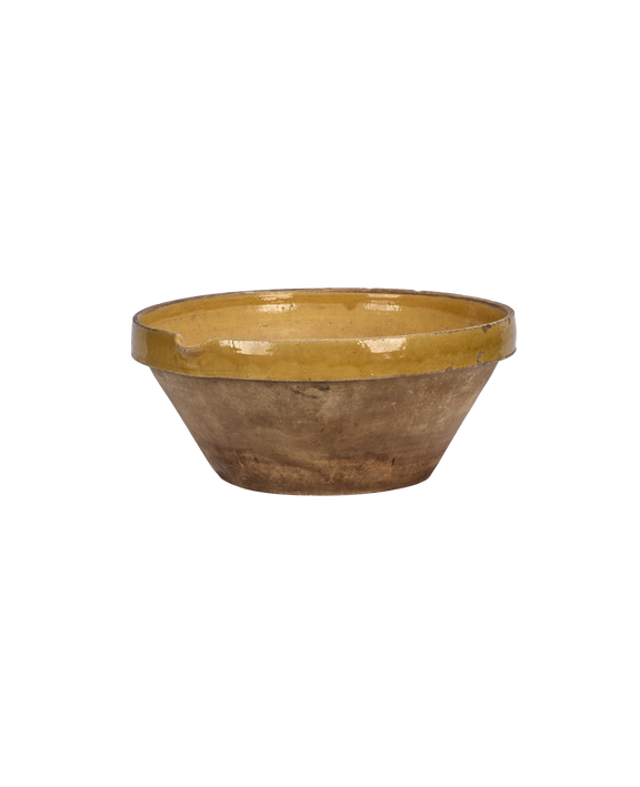 Serving Bowl - Yellow Ochre Glaze