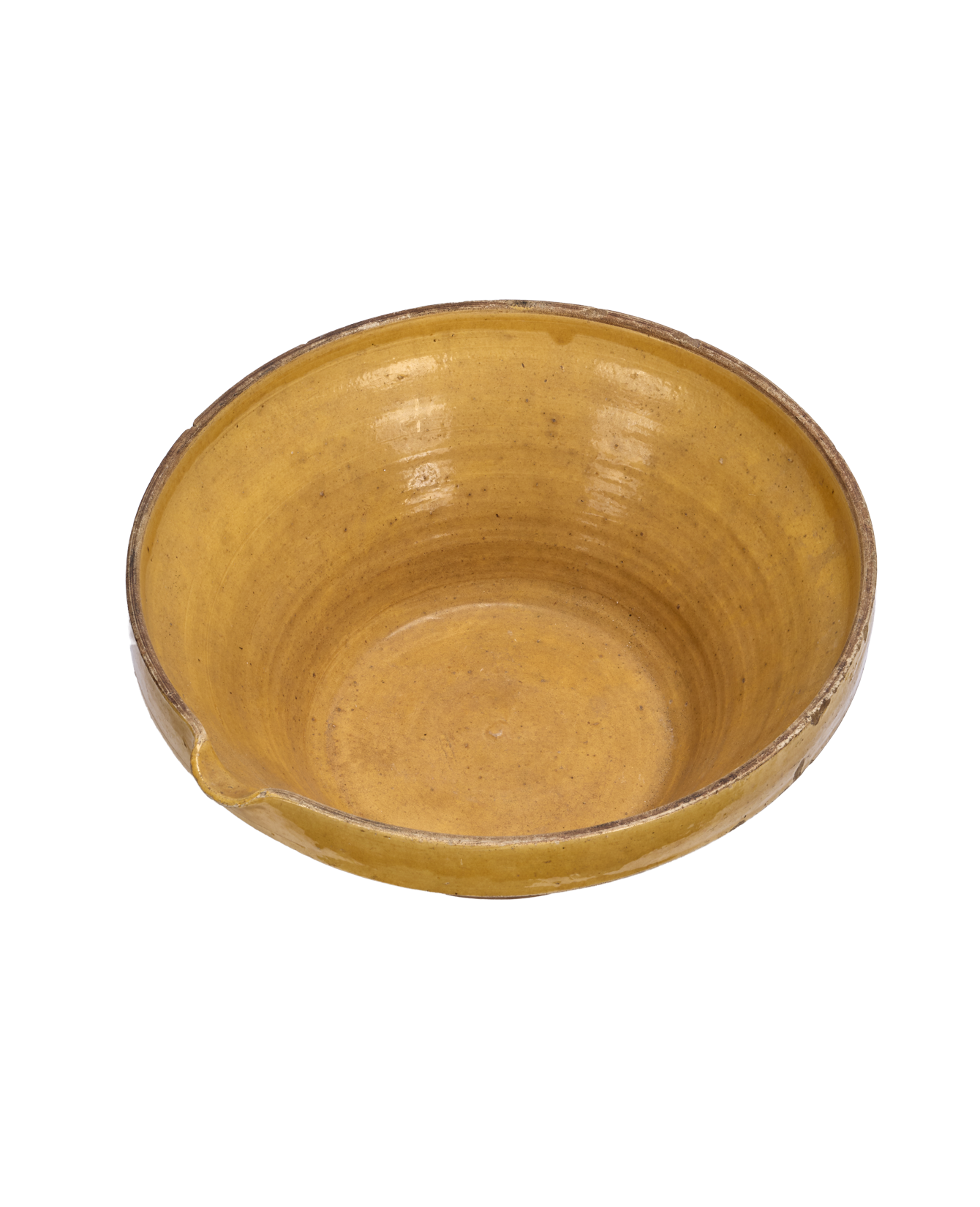 Serving Bowl - Yellow Ochre Glaze