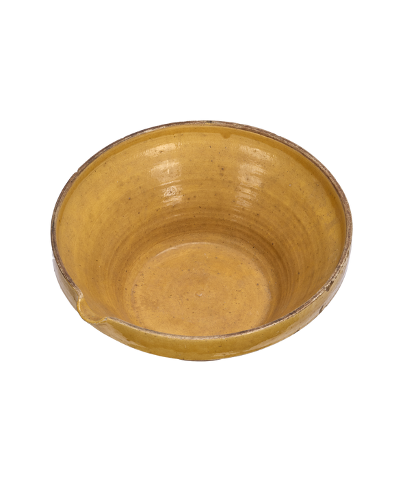 Serving Bowl - Yellow Ochre Glaze