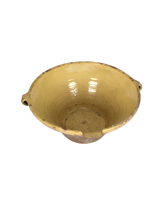 Serving Bowl - Yellow Ochre Glaze