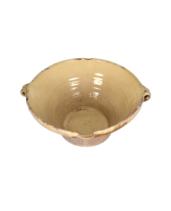 Serving Bowl - Yellow Ochre Glaze