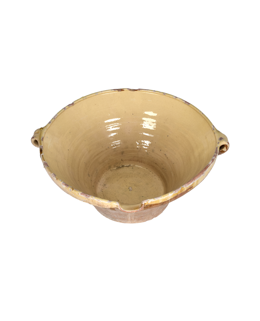 Serving Bowl - Yellow Ochre Glaze