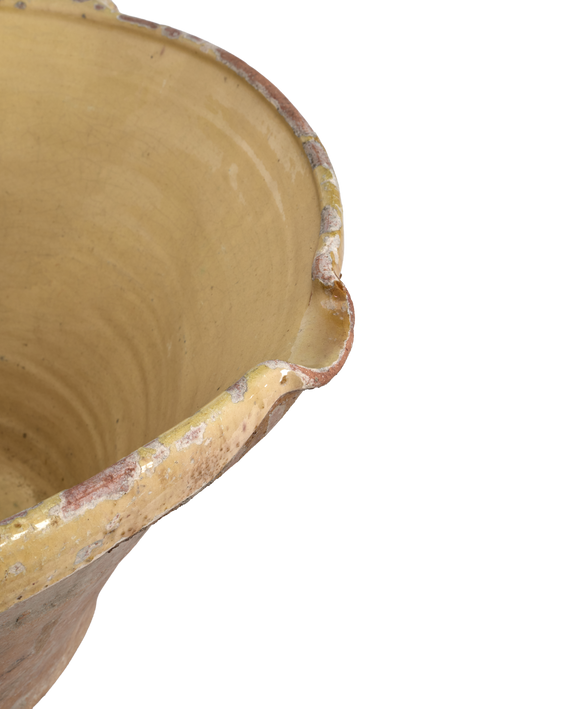 Serving Bowl - Yellow Ochre Glaze