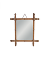 Faux Bamboo Mirror