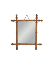 Faux Bamboo Mirror