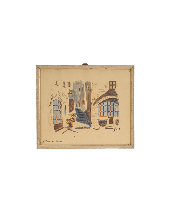 Landscape Painting - Une Rue Pavée